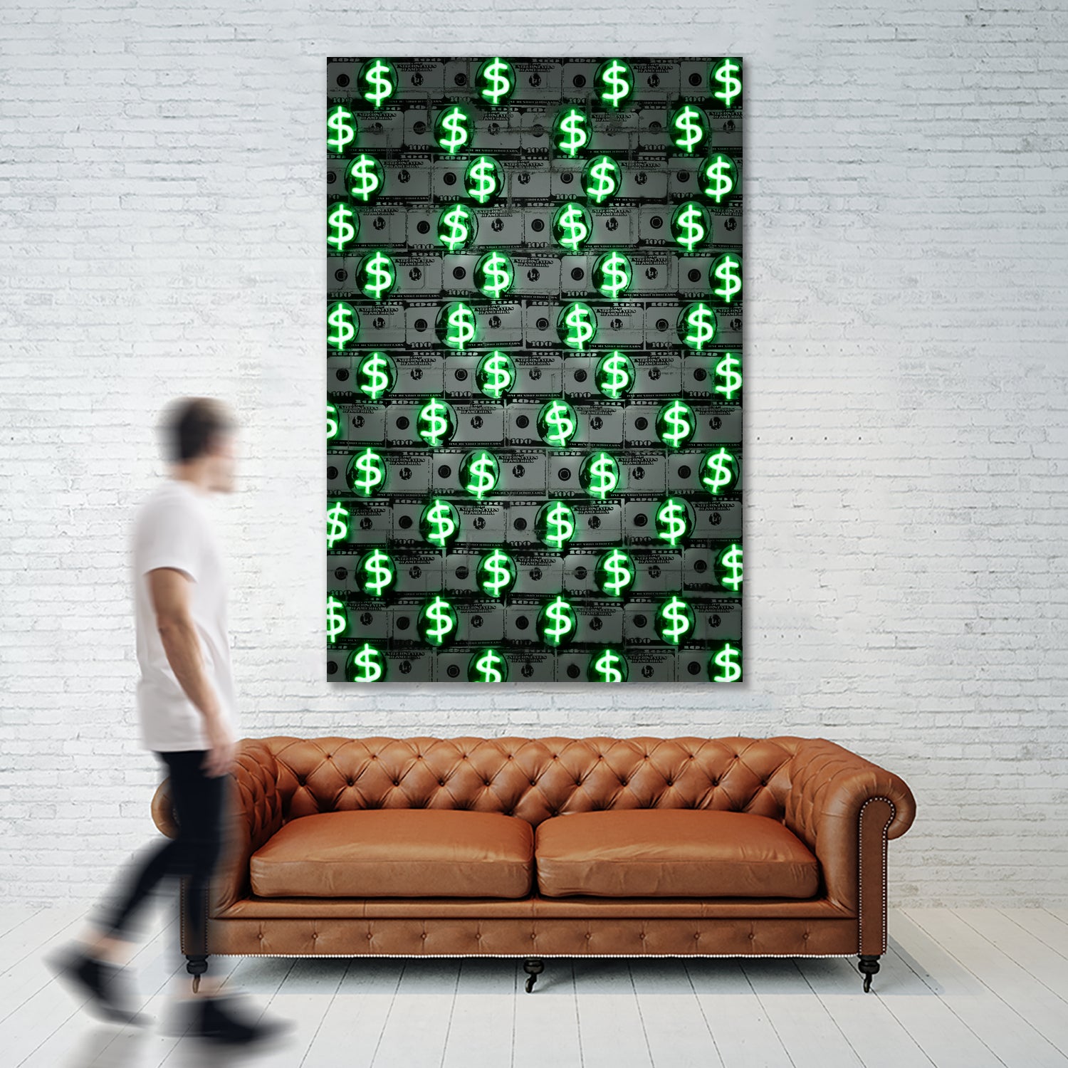 Money money money by Octavian Mihai Mielu on GIANT ART - green 3d art