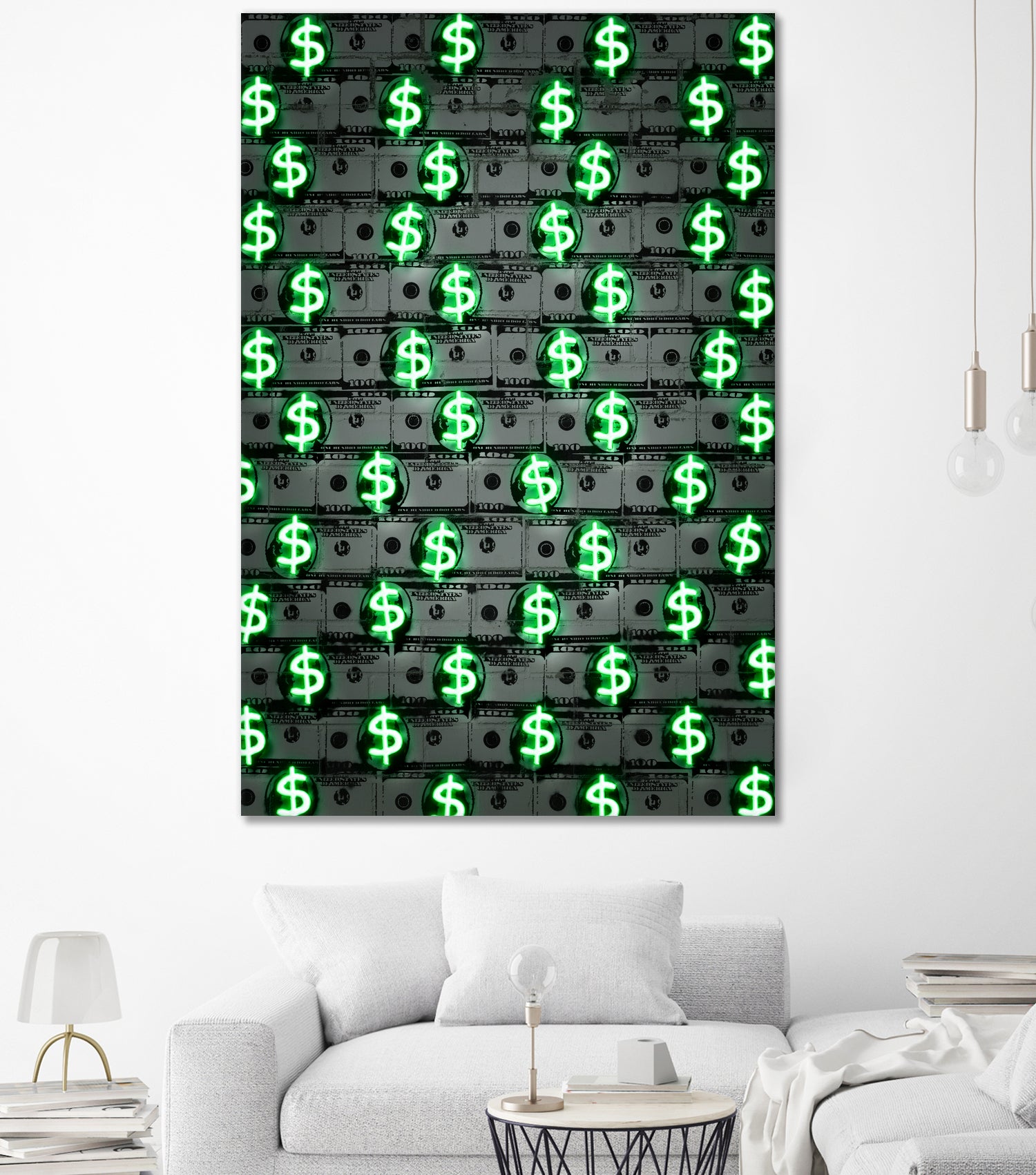 Money money money by Octavian Mihai Mielu on GIANT ART - green 3d art