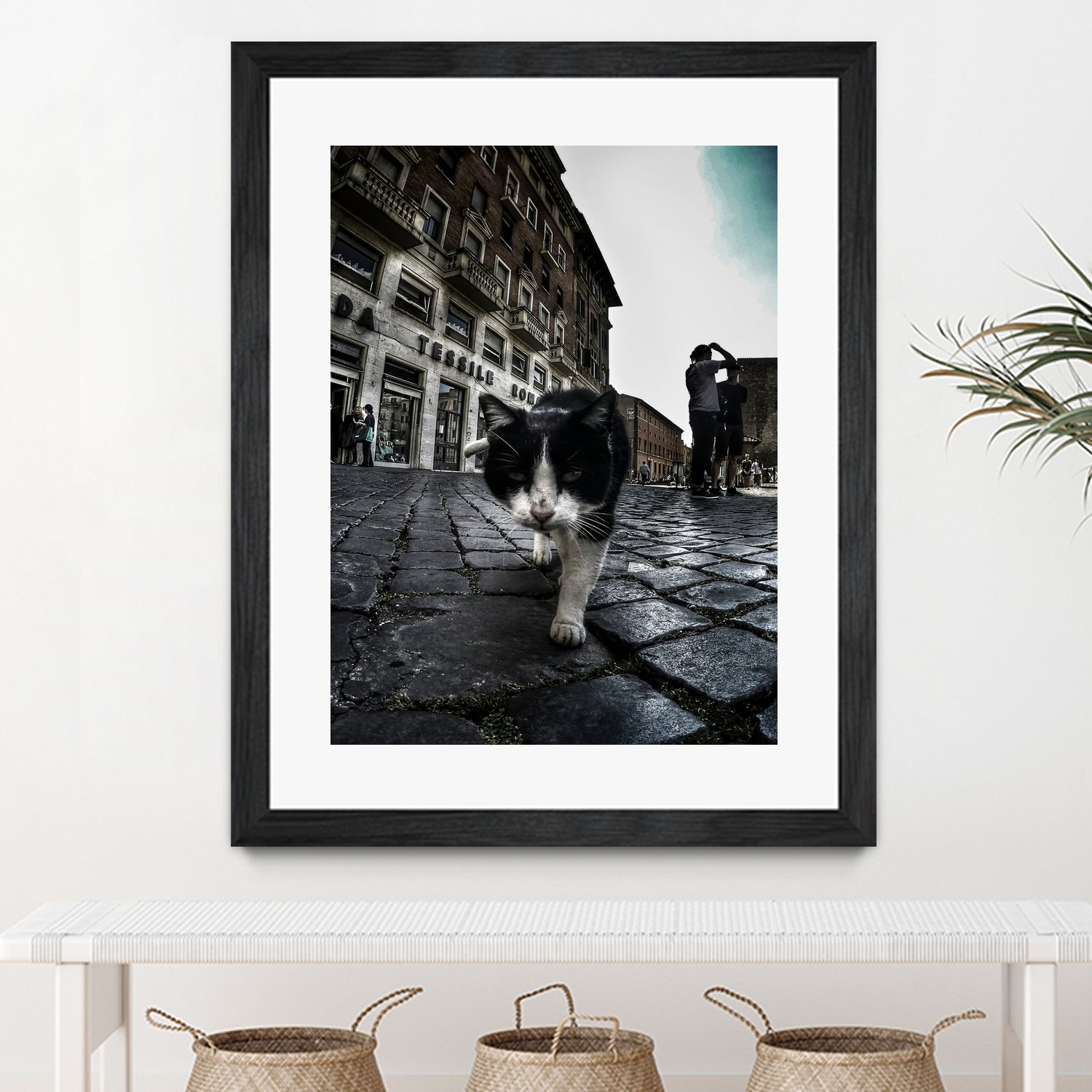 Street Cat by Nicklas Gustafsson on GIANT ART - black mixed media