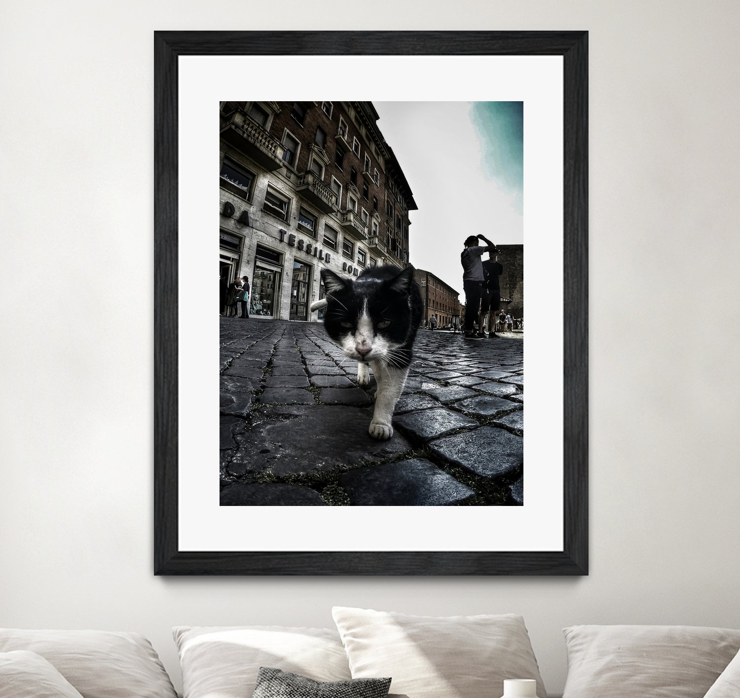 Street Cat by Nicklas Gustafsson on GIANT ART - black mixed media