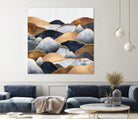 Hills 2 by Elisabeth Fredriksson on GIANT ART - blue digital painting