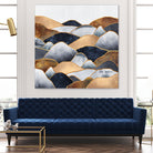 Hills 2 by Elisabeth Fredriksson on GIANT ART - blue digital painting