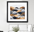 Hills 2 by Elisabeth Fredriksson on GIANT ART - blue digital painting