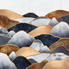 Hills 2 by Elisabeth Fredriksson on GIANT ART - blue digital painting