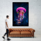 Pink JellyFish World by David Loblaw on GIANT ART - pink photo illustration