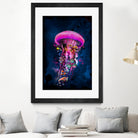 Pink JellyFish World by David Loblaw on GIANT ART - pink photo illustration