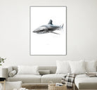 Shark I by Marcou Alexis on GIANT ART - gray digital drawing