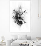 Stone Lion by Marcou Alexis on GIANT ART - black digital drawing