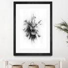 Stone Lion by Marcou Alexis on GIANT ART - black digital drawing