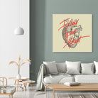Follow Your Heart by Magdalena Mikos on GIANT ART - white typography