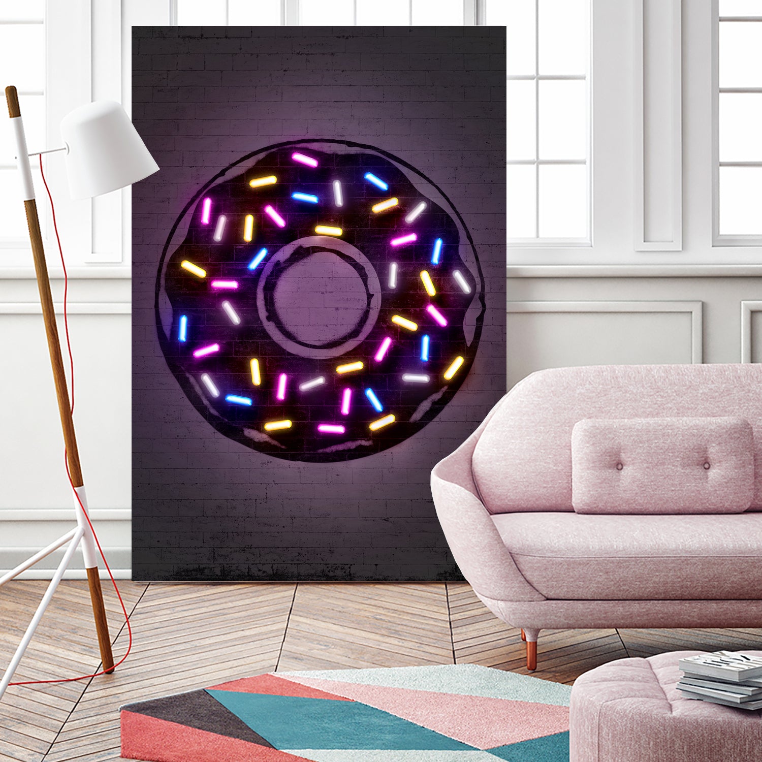 Donut by Octavian Mihai Mielu on GIANT ART - fuchsia digital drawing