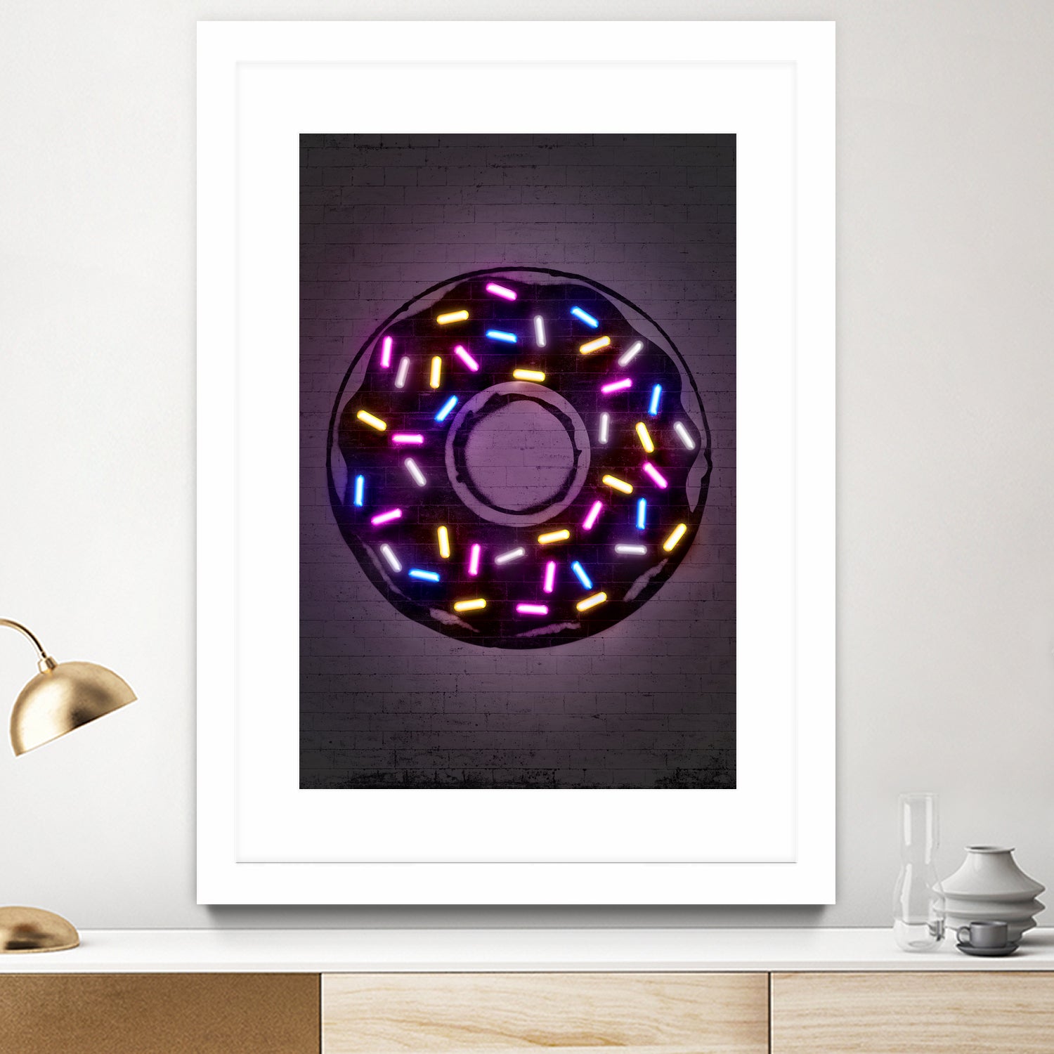 Donut by Octavian Mihai Mielu on GIANT ART - fuchsia digital drawing