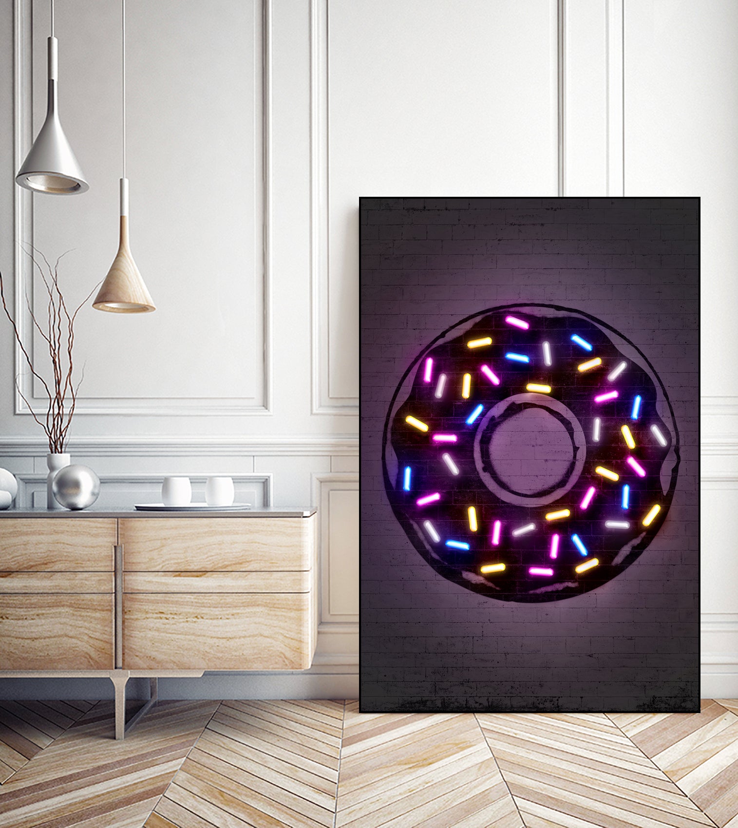 Donut by Octavian Mihai Mielu on GIANT ART - fuchsia digital drawing