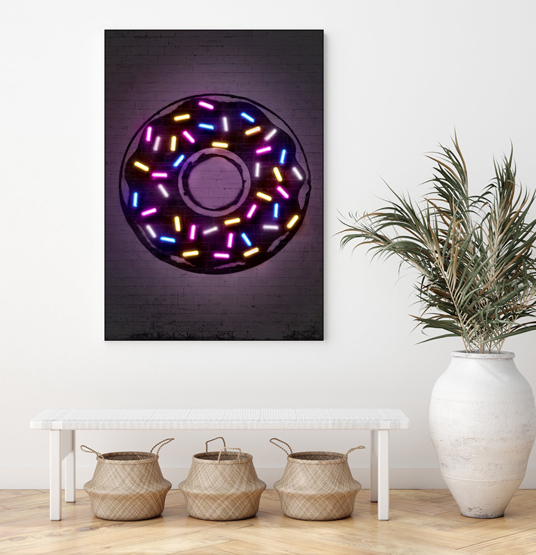 Donut by Octavian Mihai Mielu on GIANT ART - fuchsia digital drawing