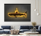 Yellow submarine by Octavian Mihai Mielu on GIANT ART - yellow digital drawing