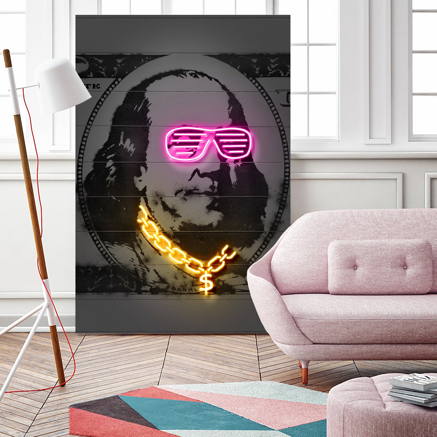 Franklin by Octavian Mihai Mielu on GIANT ART - pink digital drawing