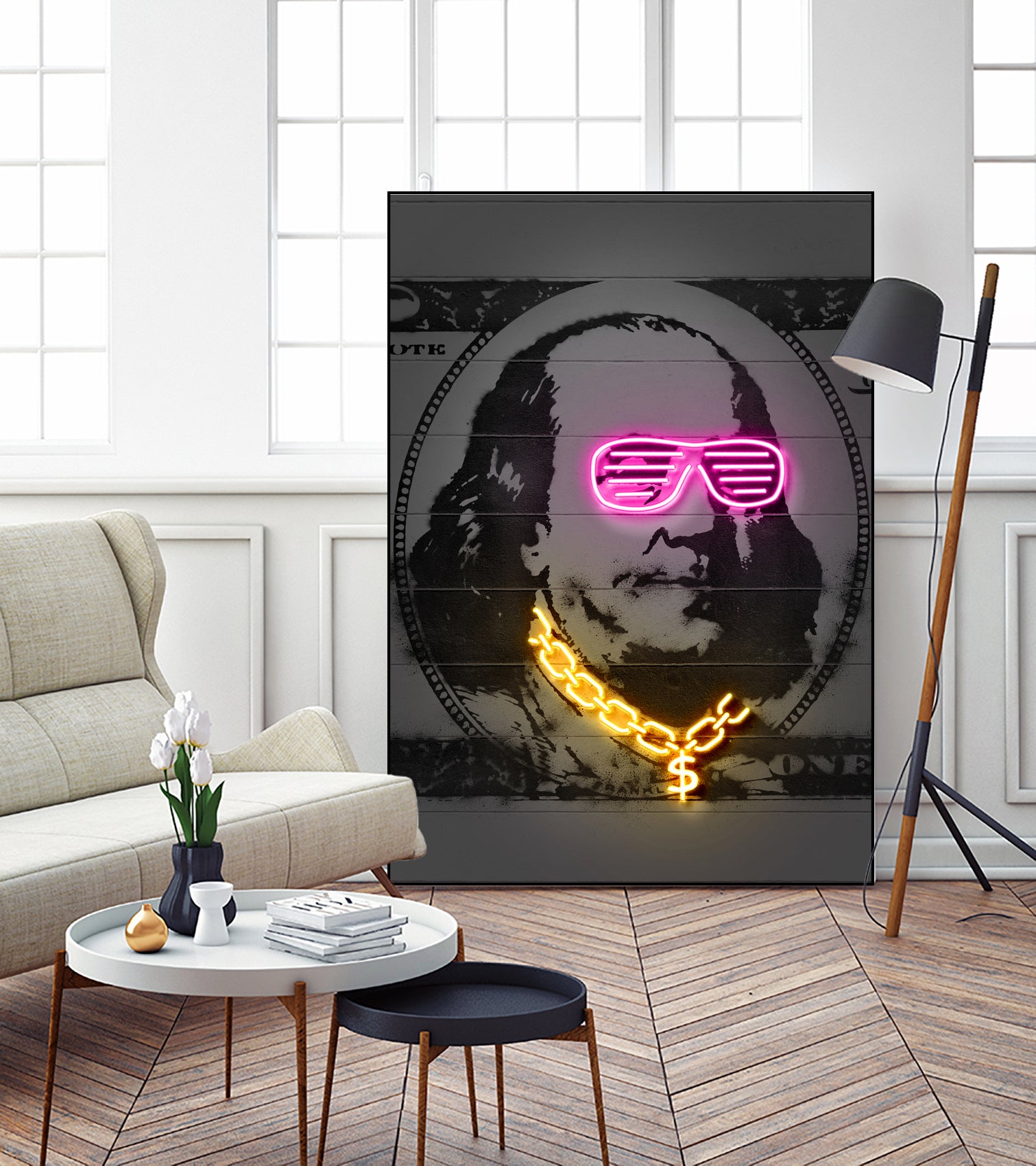 Franklin by Octavian Mihai Mielu on GIANT ART - pink digital drawing