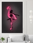 Ballerina by Octavian Mihai Mielu on GIANT ART - pink digital drawing