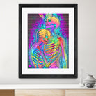 Skeleton Love 2 by Francois Martin Painchaud on GIANT ART - pink digital painting