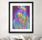 Skeleton Love 2 by Francois Martin Painchaud on GIANT ART - pink digital painting