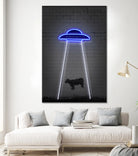 UFO by Octavian Mihai Mielu on GIANT ART - blue digital drawing