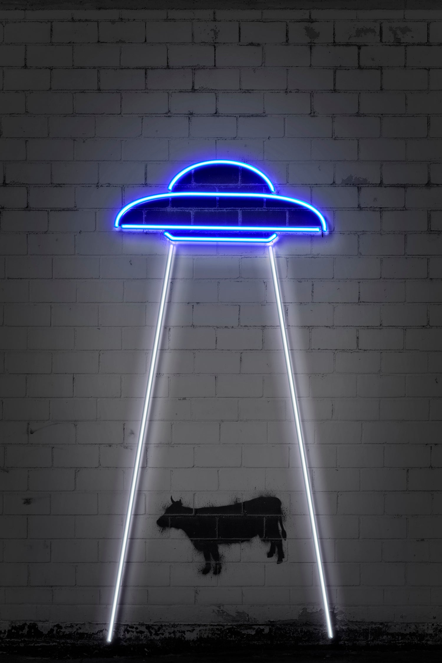 UFO by Octavian Mihai Mielu on GIANT ART - blue digital drawing