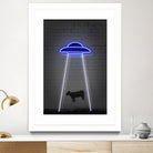 UFO by Octavian Mihai Mielu on GIANT ART - blue digital drawing