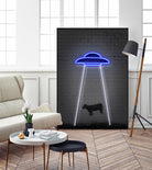 UFO by Octavian Mihai Mielu on GIANT ART - blue digital drawing