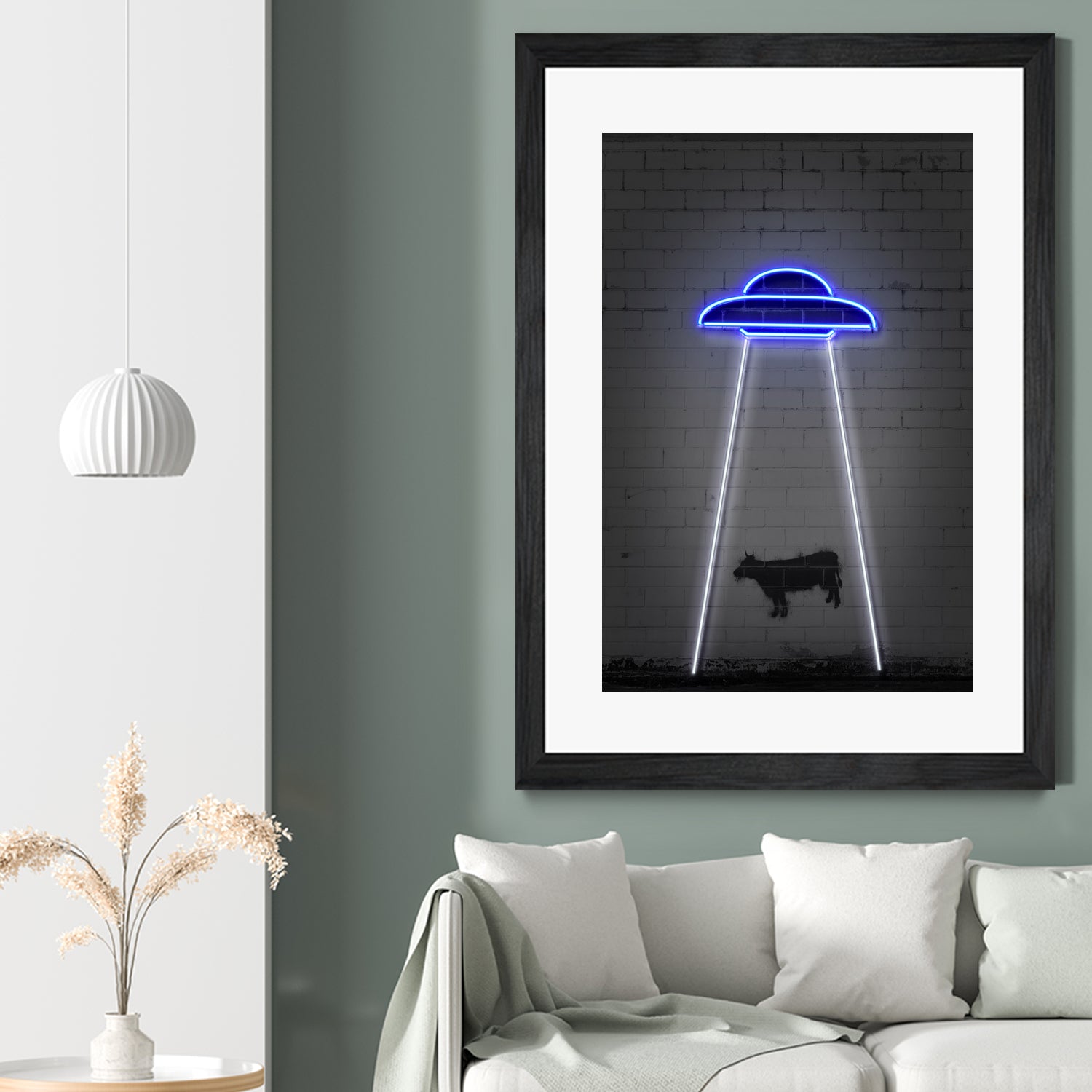 UFO by Octavian Mihai Mielu on GIANT ART - blue digital drawing