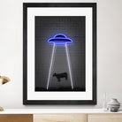 UFO by Octavian Mihai Mielu on GIANT ART - blue digital drawing