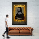 Mona Lisa by Octavian Mihai Mielu on GIANT ART - yellow digital drawing