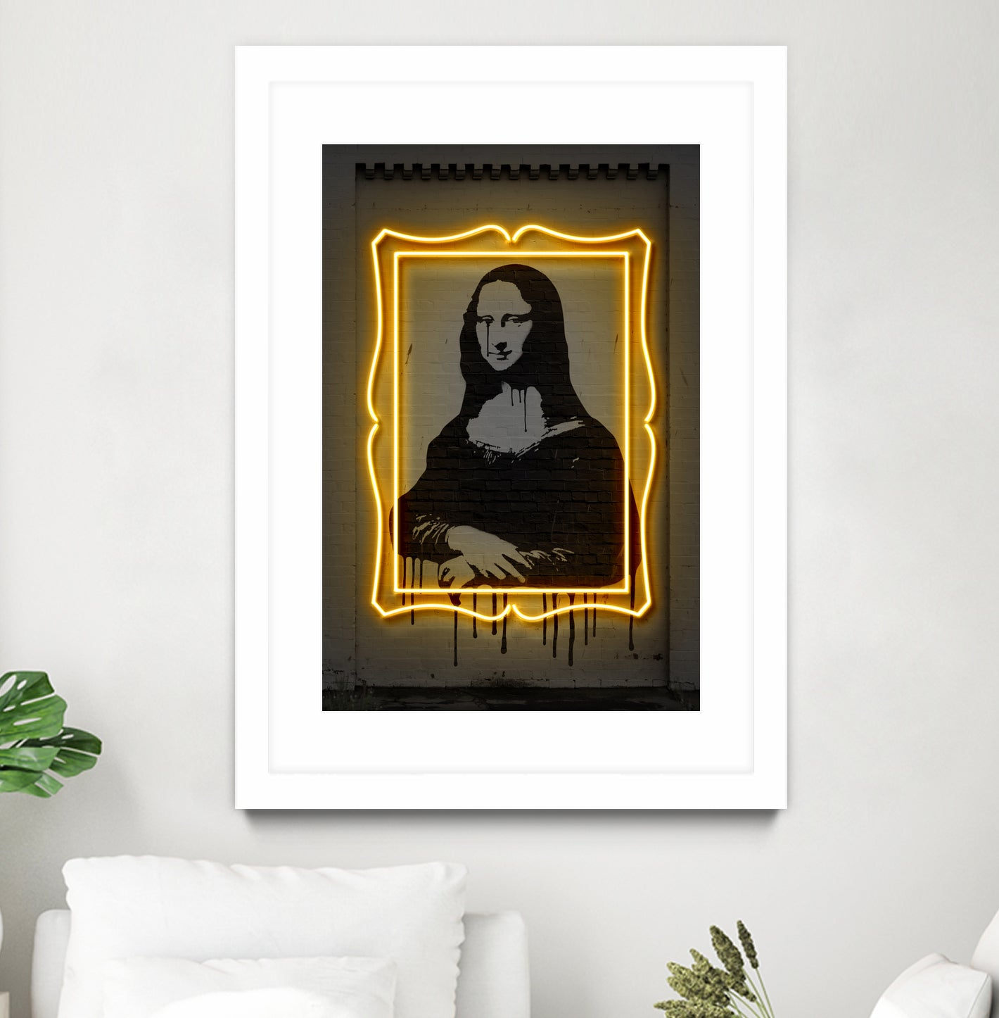 Mona Lisa by Octavian Mihai Mielu on GIANT ART - yellow digital drawing