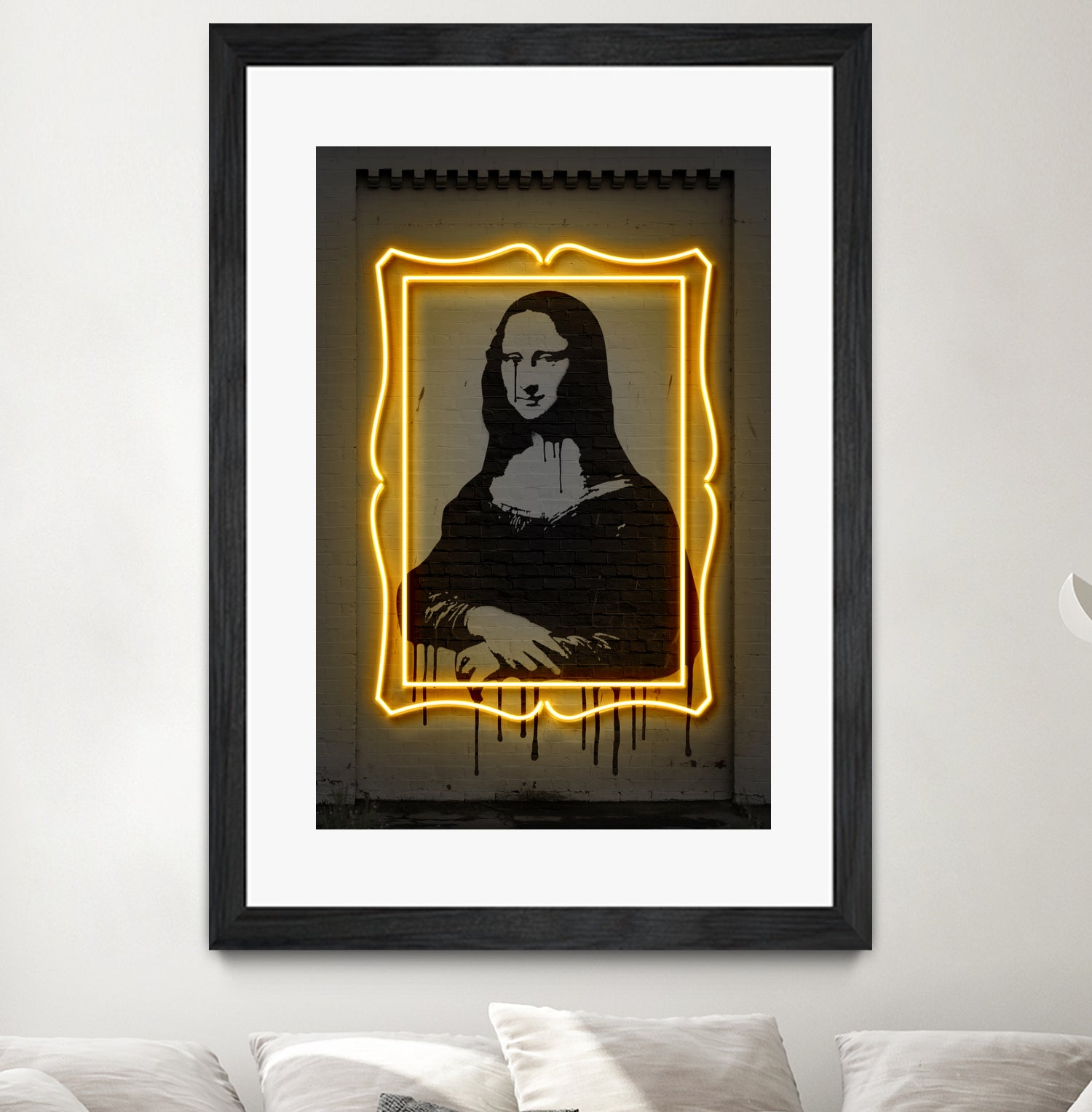 Mona Lisa by Octavian Mihai Mielu on GIANT ART - yellow digital drawing