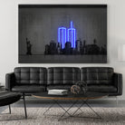 New York by Octavian Mihai Mielu on GIANT ART - blue digital drawing