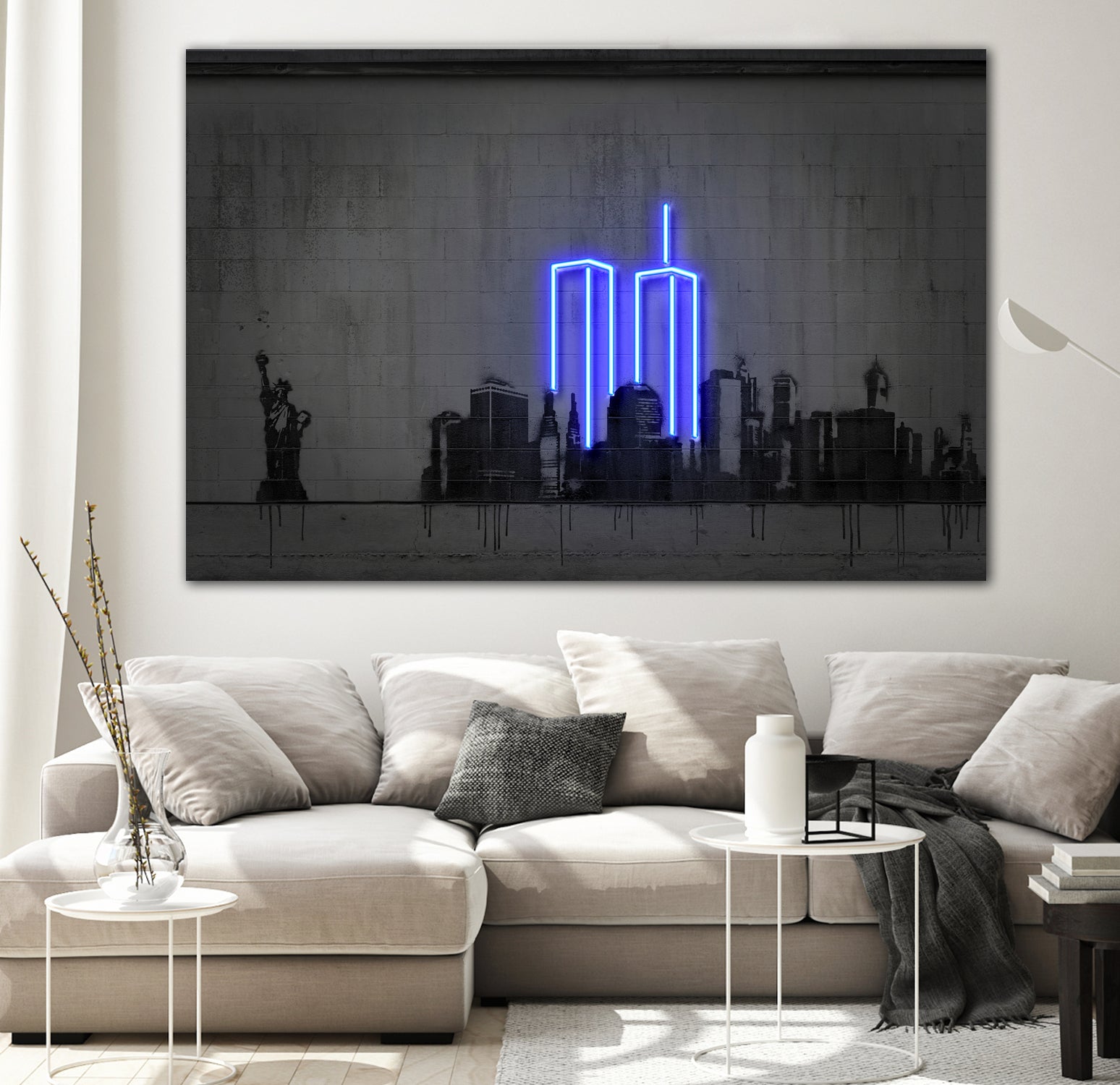 New York by Octavian Mihai Mielu on GIANT ART - blue digital drawing