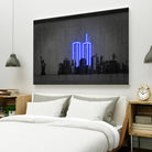 New York by Octavian Mihai Mielu on GIANT ART - blue digital drawing