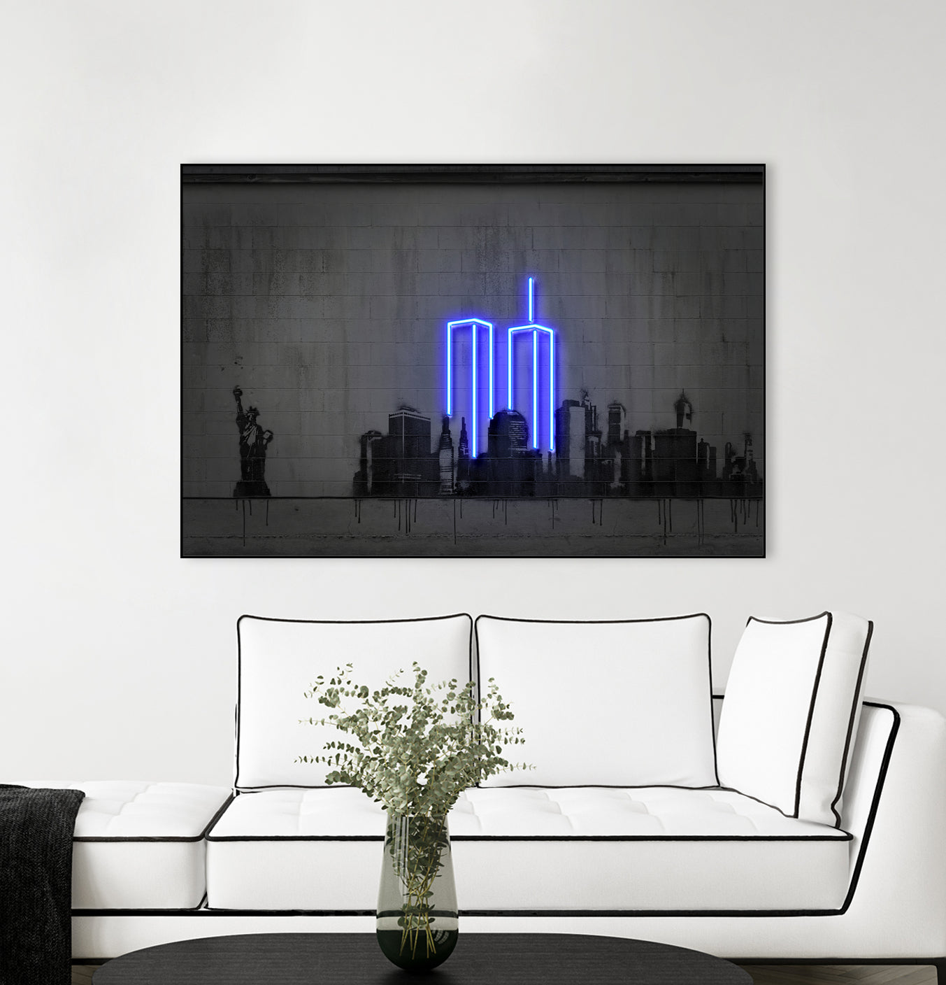 New York by Octavian Mihai Mielu on GIANT ART - blue digital drawing