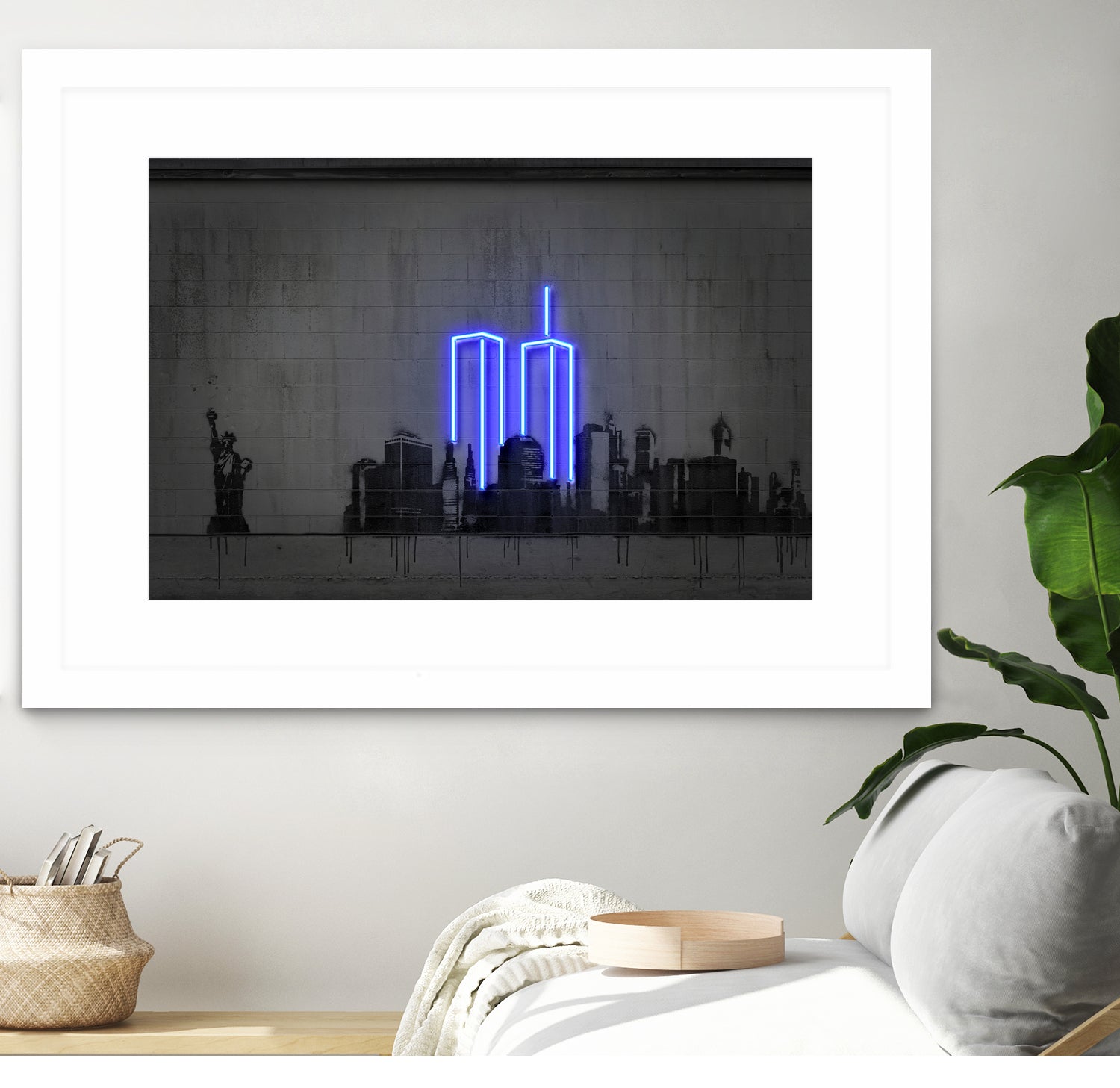 New York by Octavian Mihai Mielu on GIANT ART - blue digital drawing