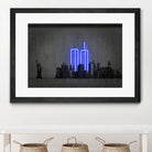 New York by Octavian Mihai Mielu on GIANT ART - blue digital drawing