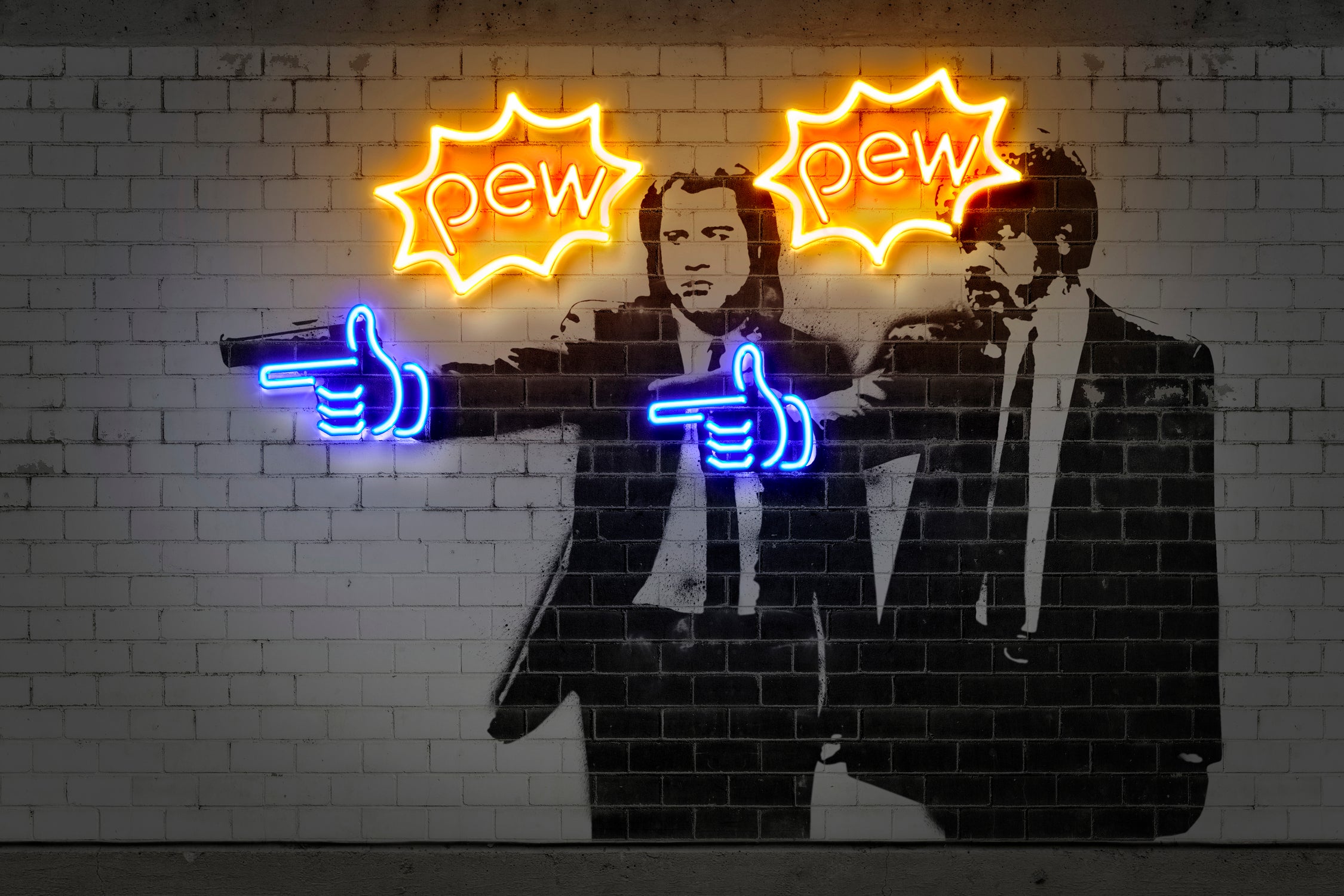 Pew Pew by Octavian Mihai Mielu on GIANT ART - gray digital drawing