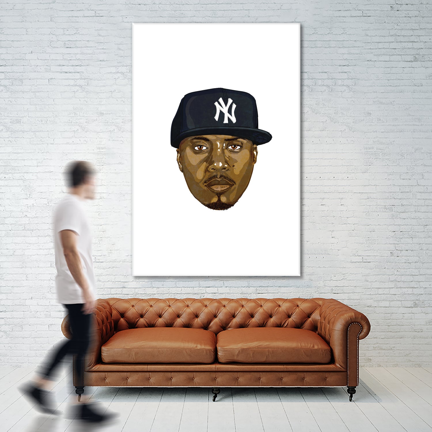 Nas by Delano Limoen on GIANT ART - brown vector illustration