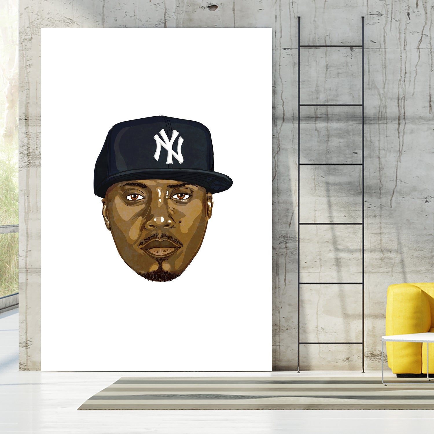 Nas by Delano Limoen on GIANT ART - brown vector illustration