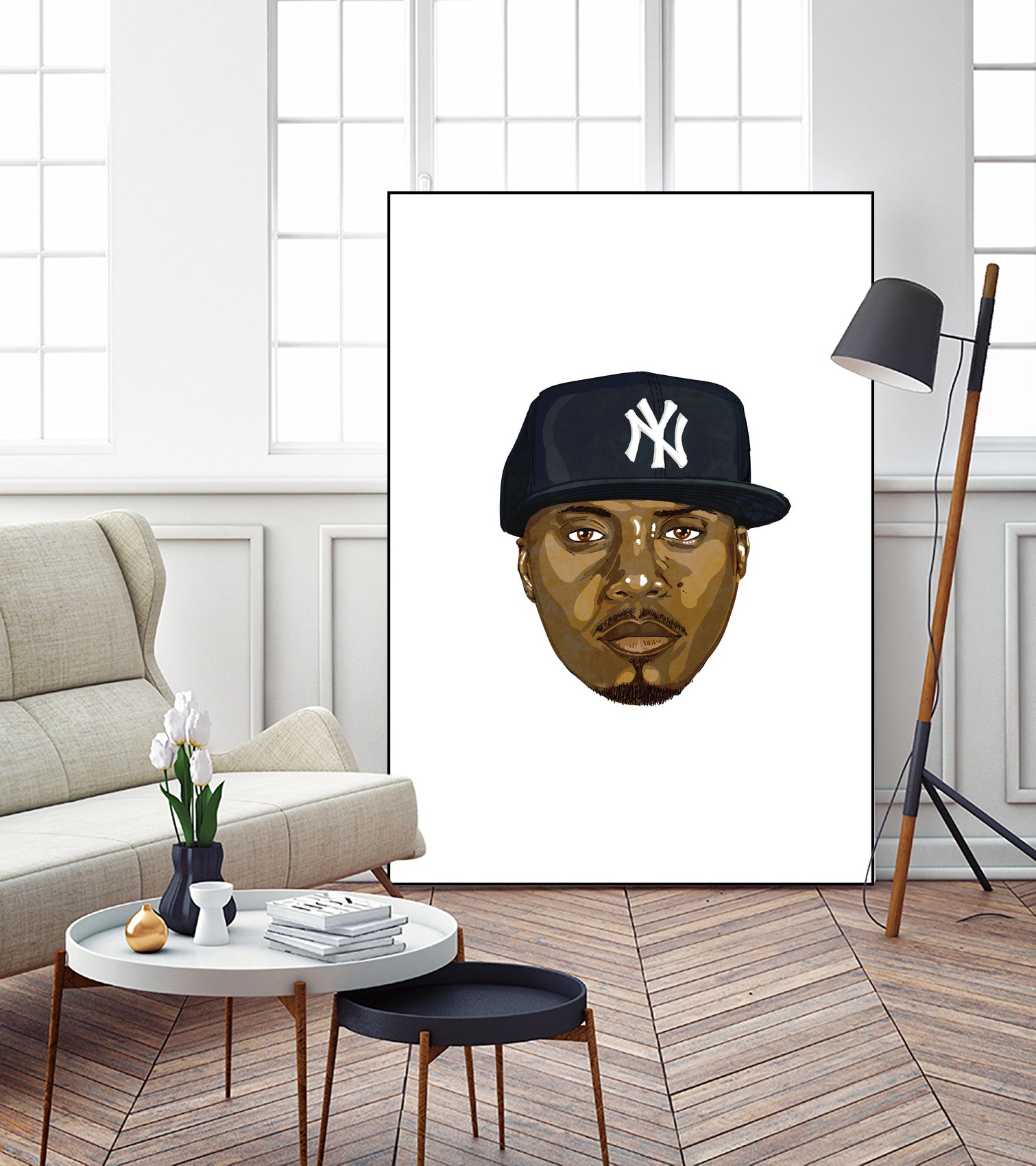 Nas by Delano Limoen on GIANT ART - brown vector illustration