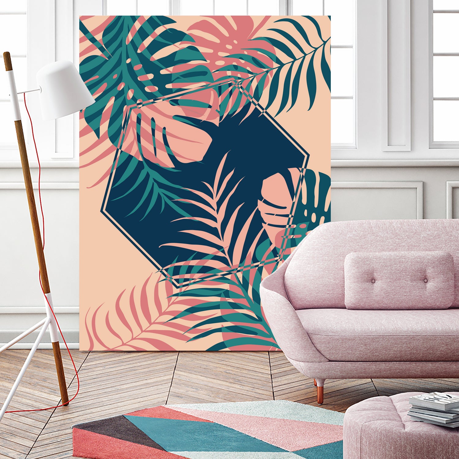 Tropical Dreams by Daniela di Niro on GIANT ART - pink digital drawing