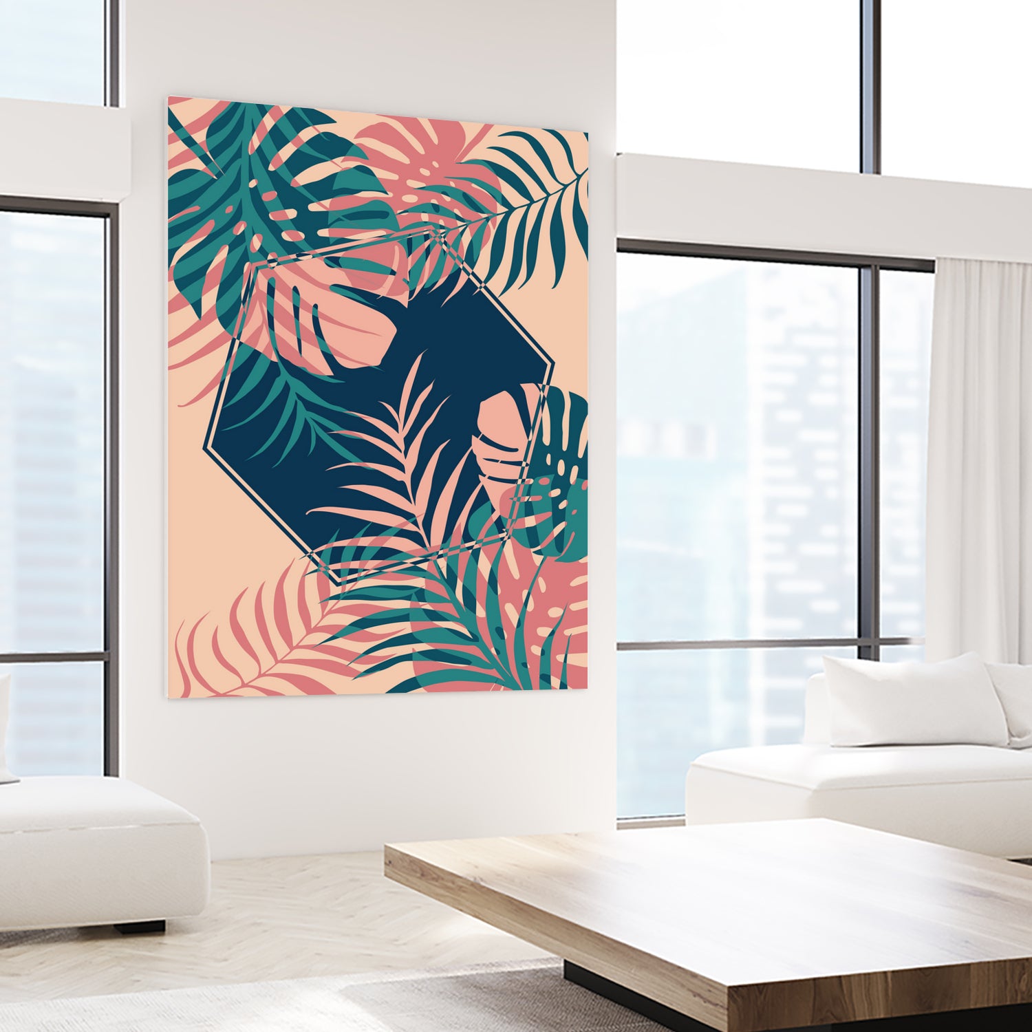 Tropical Dreams by Daniela di Niro on GIANT ART - pink digital drawing