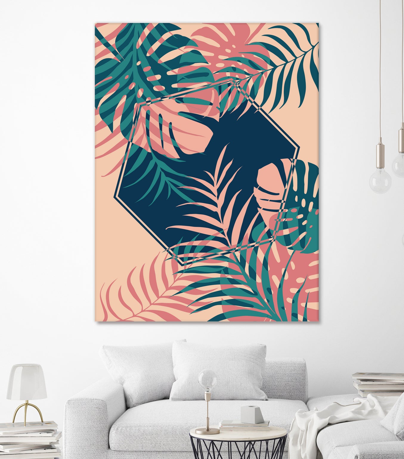 Tropical Dreams by Daniela di Niro on GIANT ART - pink digital drawing