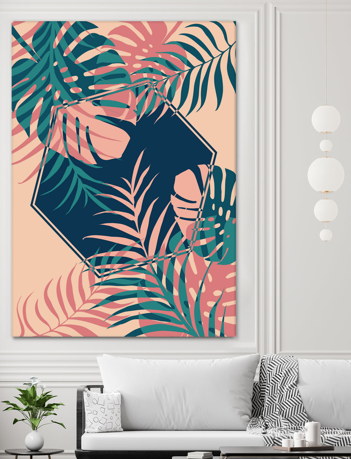 Tropical Dreams by Daniela di Niro on GIANT ART - pink digital drawing