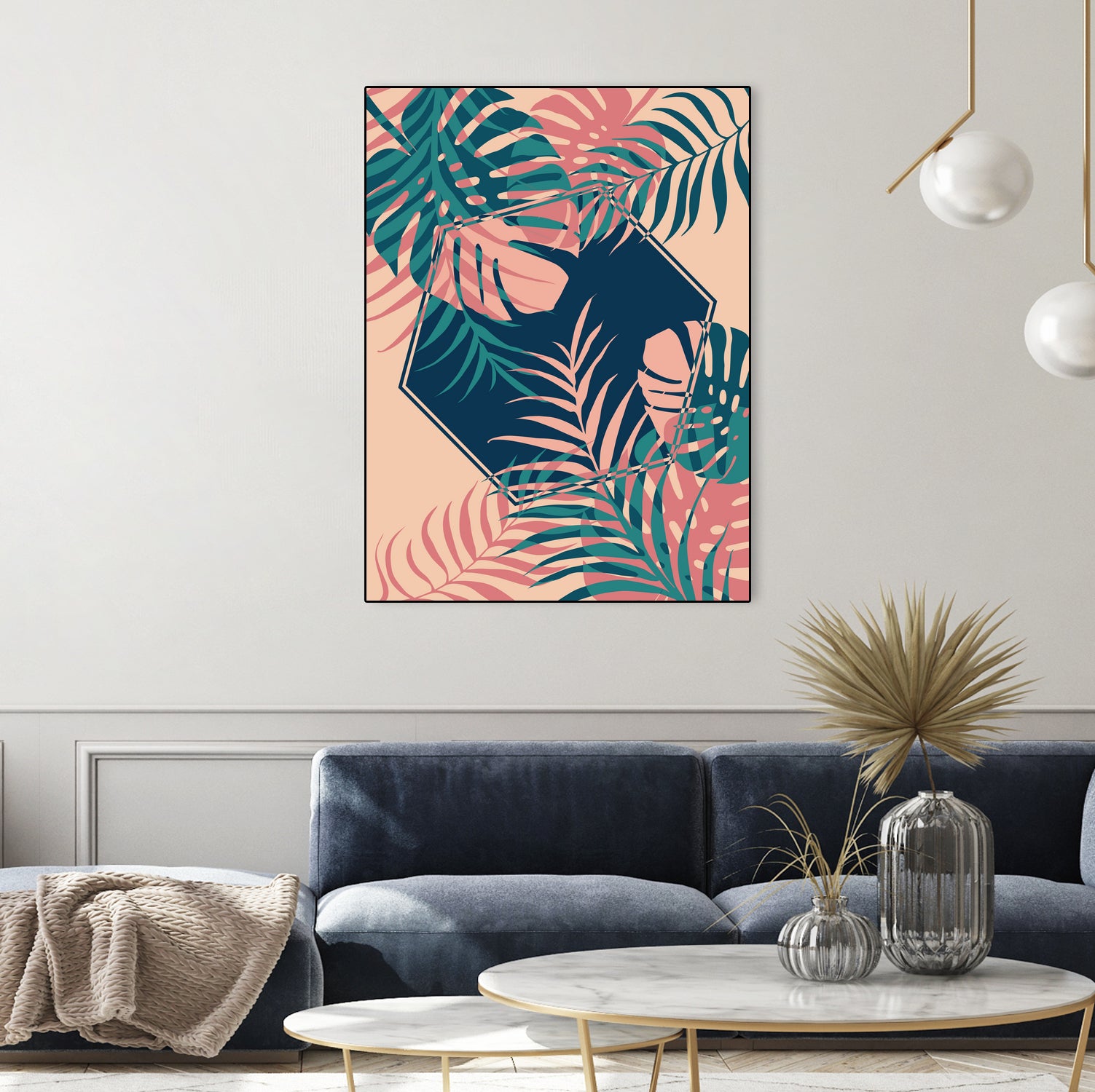 Tropical Dreams by Daniela di Niro on GIANT ART - pink digital drawing