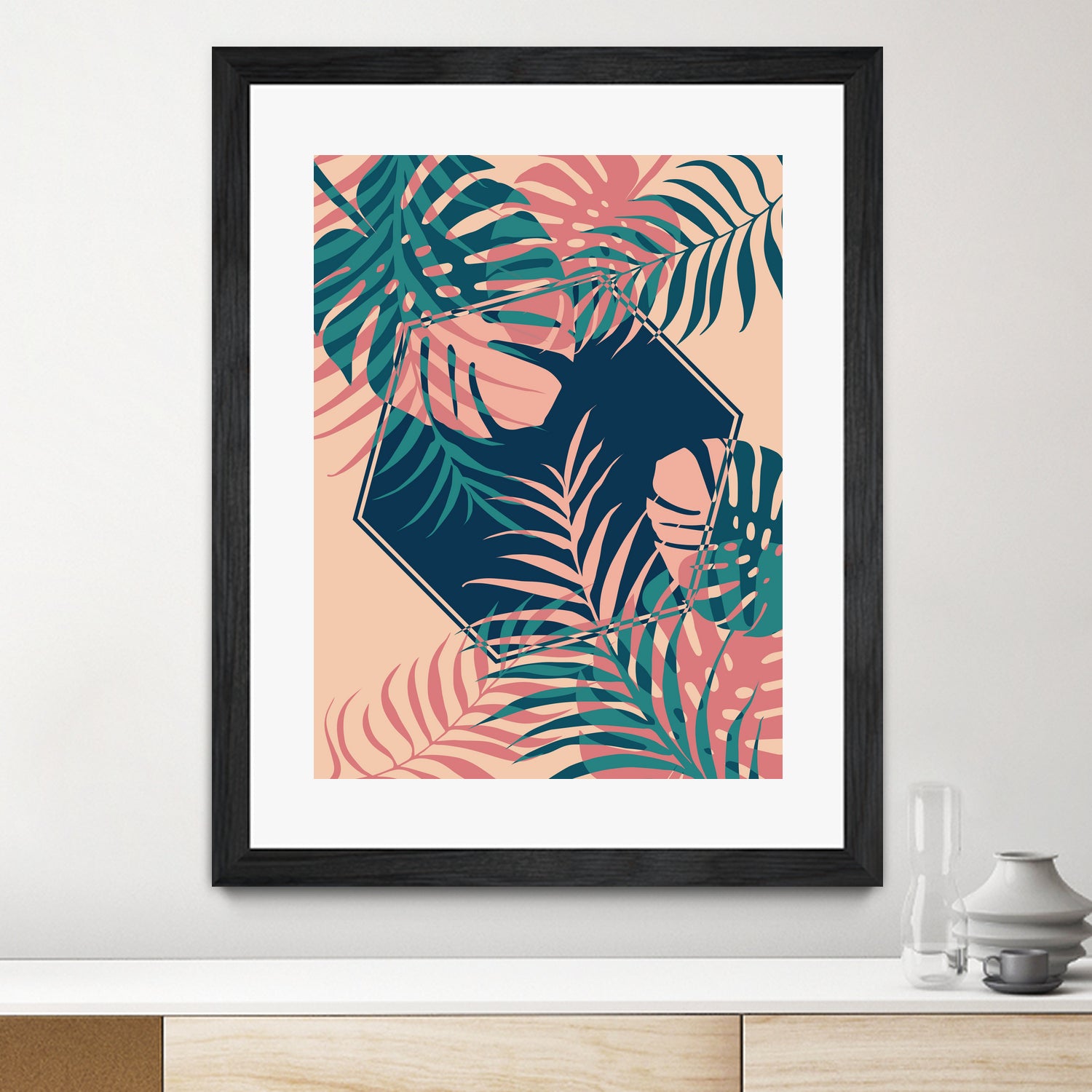 Tropical Dreams by Daniela di Niro on GIANT ART - pink digital drawing