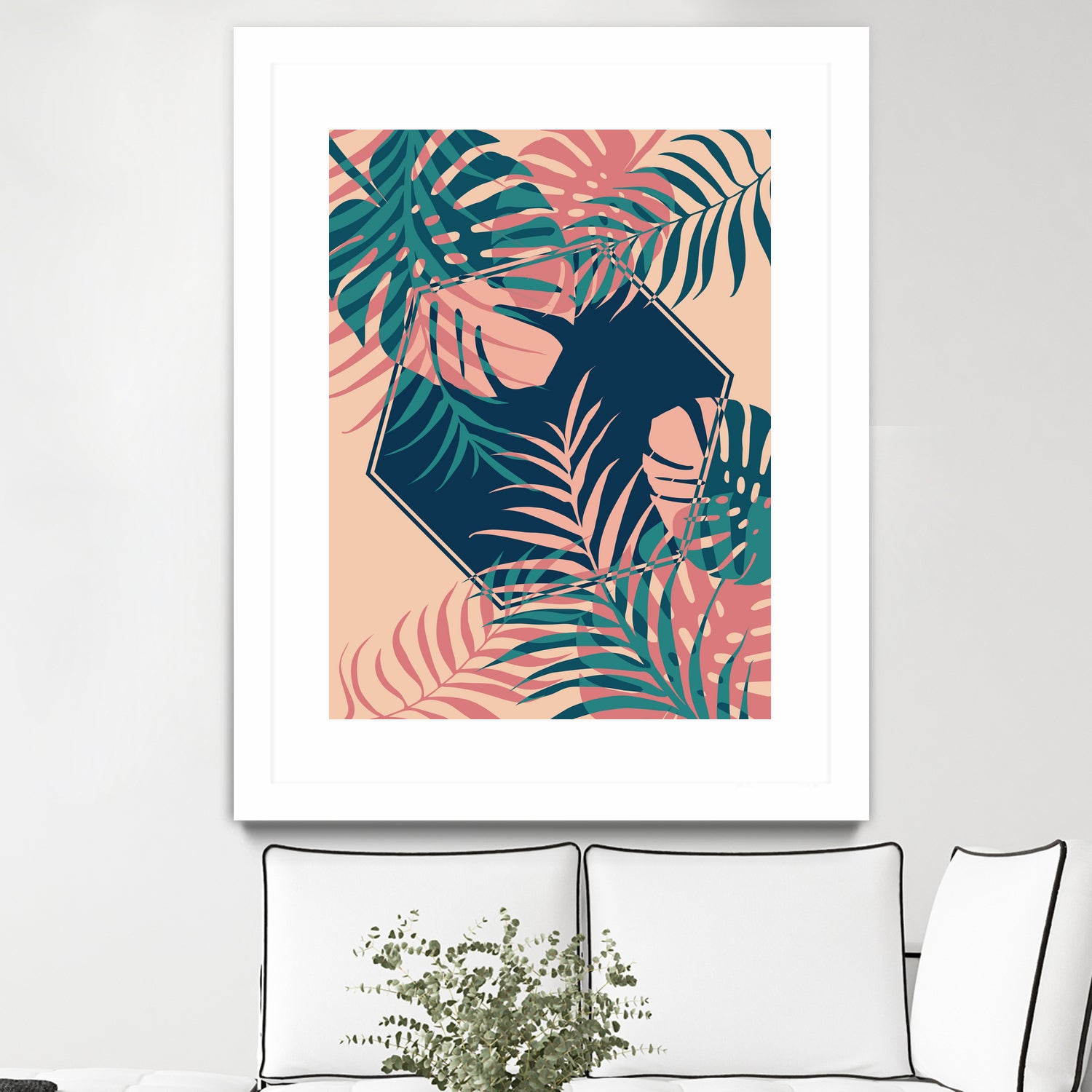 Tropical Dreams by Daniela di Niro on GIANT ART - pink digital drawing